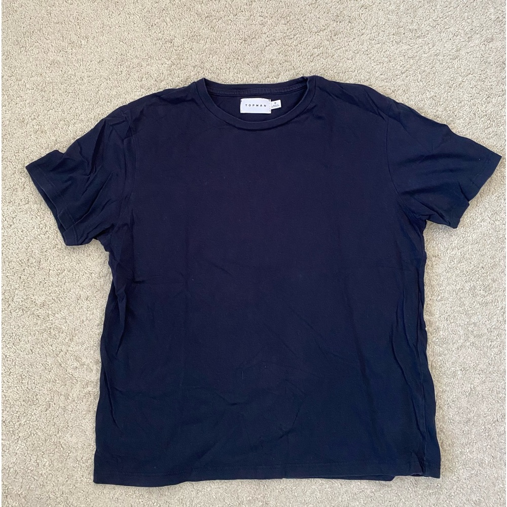 Men’s Navy Topman T-shirt